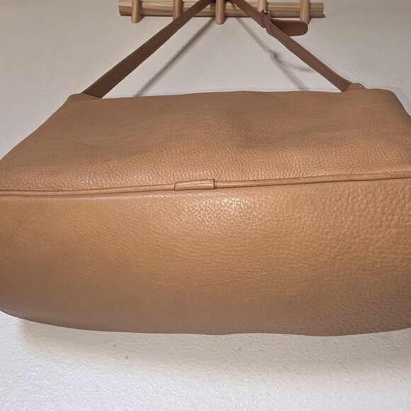 Rare Vintage COACH 4902 Crossbody Flap Bag Tan Pebbled Leather Auth USA - Picture 14 of 16